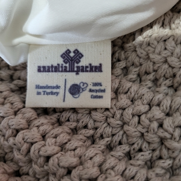 Handcrafted Woven Evil-Eye Cotton Shoulder Bag NWOT - Picture 6 of 6